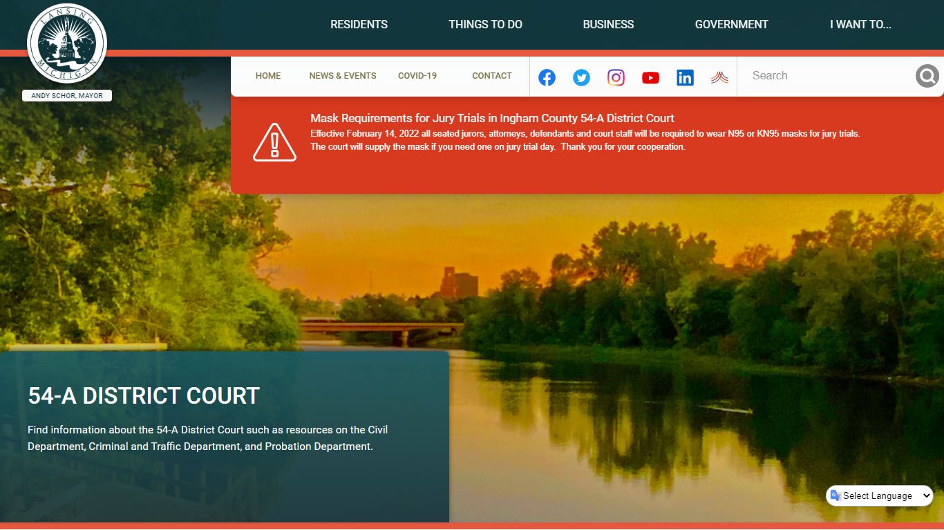 54-A District Court | Lansing, MI - Official Website